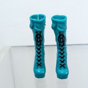 Ever After High Faybelle Thorn Doll Boots Teal Black Lace Up